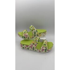 Dansko Women's Shoes Sandal Slide Kandi Pool Float Green Mule 39 Eur 8.5-9